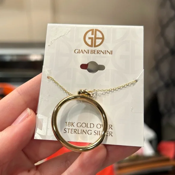 Necklace Giani Bernini 18k Gold Over Sterling Silver MOM Giani - Main Image